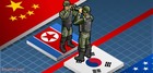 граница между Северной и Южной Кореей располагается посередине стола для переговоров